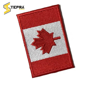 Drapeau du Canada de haute qualité nouveauté bonne vente dernier produit haut produit patchs de broderie par TEPRA SPORTS - Product Image 5