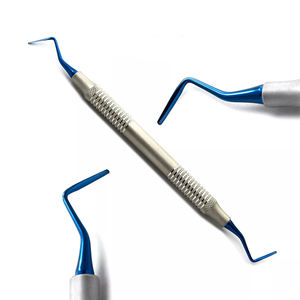 Juego de 2 Periótomos Dentales Manuales de Alta Calidad PT1 y PT2, Herramientas de Extracción de Implantes Periodontales, Acero Inoxidable - Product Image 3