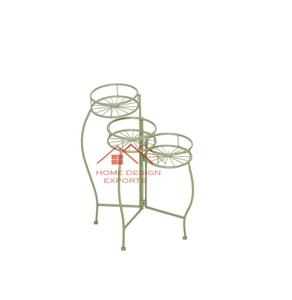 Support pour pot de fleurs en métal pliable Décoration intérieure extérieure Prix de gros OEM Supports de rangement polyvalents - Product Image 5