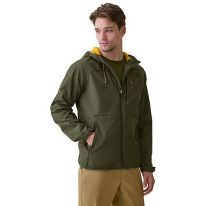 Nouvelles vestes d'extérieur imperméables et coupe-vent pour hommes en softshell, vente en gros, design personnalisé avec col montant et logo frontal, prix avantageux - Product Image 4