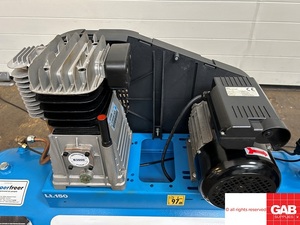 ปั๊มลมขับเคลื่อนด้วยสายพาน3HP พร้อมเครื่องเป่าลม230V 50Hz-nuair B3800B-150 Pro - Product Image 3