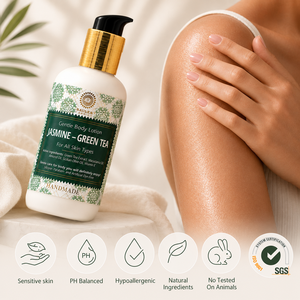 Saules Fabrika - Loción Corporal Suave de Té Verde Jazmín, 200 ml, Para Todo Tipo de Piel, Ingredientes Naturales, Fórmula Vegana Hecha a Mano - Product Image 3