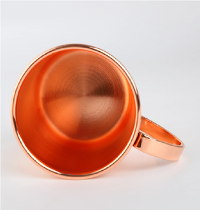 Solid <b>Copper</b> Moscow Mule Mug Premium 100% Pure <b>Copper</b> Beer <b>Cup</b> 500ml Capacity Metal - Product Image 4