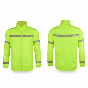 Coupe-vent unisexe léger et fin en polyester, protection UV solaire, sans coutures, haute visibilité, pour sports de plein air, avec logo personnalisé et réfléchissant - Product Image 1