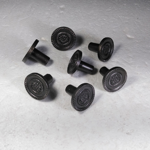 Boutons de tiroir d'armoire de cuisine champignon en fonte Poignées de tirage en laiton avec revêtement en poudre noire pour hôtels et fenêtres - Product Image 6