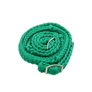 Riendas ajustables de barril de caballo de alta resistencia de algodón y cuero para entrenamiento y equipo de equitación ecuestre de carreras a un precio - Product Image 1