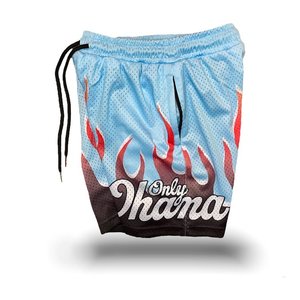 Pantalones Cortos de Malla Personalizados para Verano, Estilo Urbano, Holgados, de 5 Pulgadas, Sublimados, a la Moda, para Hombre - Product Image 2