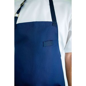 Delantal de Trabajo Reutilizable de Cuero Azul Cantabria 2.0 para Chef, Estilo Media Babero, Accesorio de Cocina de Algodón Liso - Product Image 2