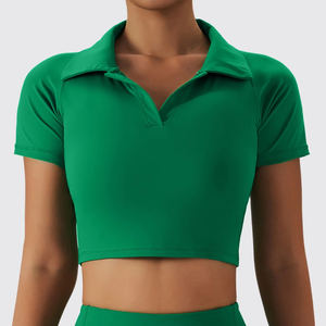 Polo deportivo de gran calidad, Camiseta corta informal con logotipo personalizado, camiseta Polo de diferentes colores, manga corta, ropa activa para uso en exteriores - Product Image 4