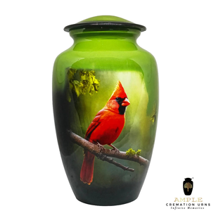 Urnes de crémation Design Colibri Urnes commémoratives en aluminium Souvenir et tailles adultes Étanche Gravable - Product Image 2