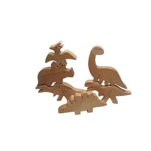 أمازون أفضل اختيار شكل حيوان لغز خشبي صغير 3D الشكل ألعاب الأطفال الألغاز من المورد فيتنام