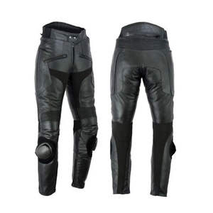 Pantalon de moto en cuir pour homme, design longue durée, usine OEM, tendance 2026 - Product Image 1