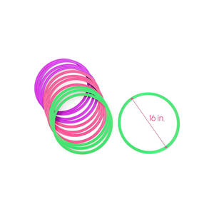 Anillos de agilidad de 12 pulgadas hechos a medida para deportes, Fitness, entrenamiento de velocidad, anillos de lanzamiento de plástico de colores - Product Image 2