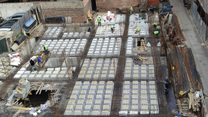 Vente en gros de coffrage pour dalles de béton gaufrées en fibre de verre 90x90x28cm pour les projets de construction - Product Image 3