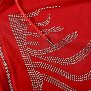 Nueva Llegada, Sudadera con Capucha de Invierno para Hombre, Calidad Premium, 100% Algodón, con Pedrería, Estilo Casual, Transpirable, Ecológica, Ropa Urbana - Product Image 5