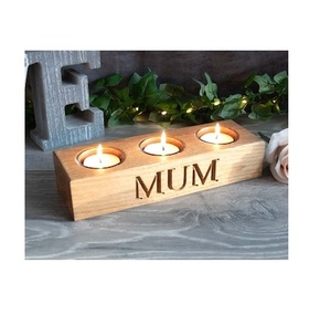 Bougeoir en bois antique décor à la maison bougie chauffe-plat de qualité supérieure Table de mariage décorative bougeoir en bois quantité minimale de commande bas - Product Image 2