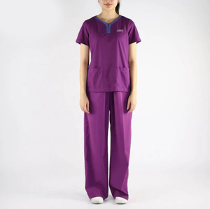 Scrubs costume hommes clinique dentaire soins infirmiers gommages uniformes ensembles médical hôpital mode 2022 vente en gros personnalisé unisexe pour l'hôpital - Product Image 2