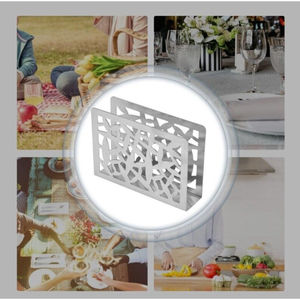 Porte-mouchoirs au design luxueux en acier inoxydable, parfait pour les restaurants, les cafés et les centres de villégiature - Product Image 5