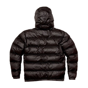 Chaqueta de Invierno para Hombre de Alta Calidad al por Mayor, Chaqueta Acolchada de Poliéster Personalizada con Bordado, Capucha, Impermeable, Cuello Alto y Talla Grande - Product Image 2