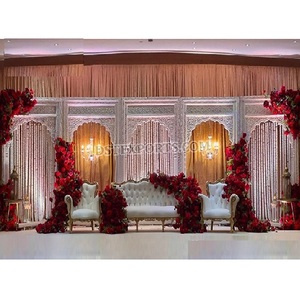 Muslim Wedding Nikah Stage Fiber <b>Frame</b> Decor White Wedding <b>Backdrop</b> Fiber Photo <b>Frames</b> Indian Wedding Stage <b>Backdrops</b> Sale - Product Image 1