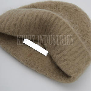 Gorro de invierno de buena calidad con logotipo personalizado, gorros de gorro con tasa de venta completa, gorros de mohair cómodos 2024 - Product Image 2