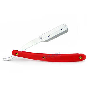 Maquinilla de afeitar de barbero al por mayor con color personalizado, maquinilla de afeitar de acero inoxidable reemplazable de una sola hoja, maquinilla de afeitar recta de barbero - Product Image 5