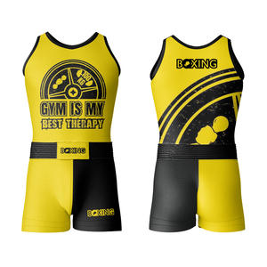 Uniforme de Boxeo Más Vendido 100% Poliéster para Hombre, Uniformes de Boxeo Profesionales Personalizados de Alta Calidad - Product Image 1
