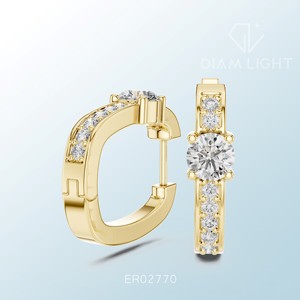 Pendientes Elegantes con Diseño de Racimo Redondo para Bodas, Fiestas, Uso Diario y Ocasiones Especiales - Product Image 6
