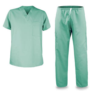 OEM disponible en tarifa al por mayor Hombres Hospital Uniforme Soft Stuff Transpirable fregado enfermera conjunto de color personalizado Hospital Scrubs Set - Product Image 3