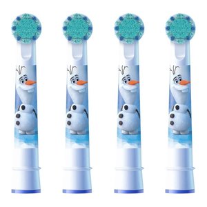Têtes de rechange pour brosse à dents électrique Oral-B PRO KIDS Frozen White, lot de 4 - Product Image 1