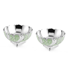 Tazones para servir de metal pulido con espejo en forma redonda moderna, perfectos para el servicio de comida, ahora se venden a precios al por mayor para la venta - Product Image 1