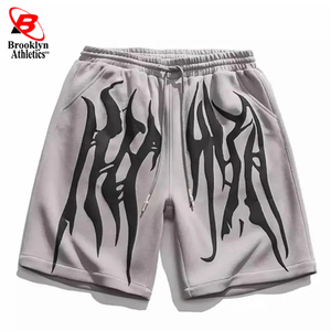 Summer <b>Shorts</b> Custom Color High Quality 100%terry <b>fleece</b> cotton Elastic Waist Wholesale - Product Image 6