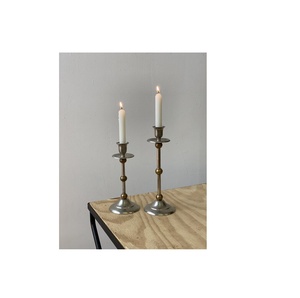 Candelabro perfumado de Metal y latón redondo, soporte de vela de decoración creativa para el hogar, color dorado y negro, precio bajo - Product Image 4