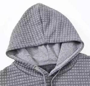 เสื้อมีฮู้ดผ้าฟลีซหนา500 GSM ผ้าฝ้ายโอเวอร์ไซส์สำหรับผู้ชายมาใหม่พร้อมปักโลโก้ได้ตามต้องการสำหรับฤดูหนาว - Product Image 5