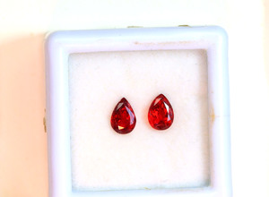 Attrayant naturel rouge spinelle pierre précieuse taille personnalisée ronde brillant coupe facettes coupe pierre bijoux cadeau elle - Product Image 4