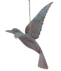 OISEAU CRÉATIF MODERNE SUSPENDU ARBRE DÉCORATIF EN MÉTAL ORNEMENTS DE DÉCORATION NOËL POUR LA FÊTE ET LA FESTIVE - Product Image 1