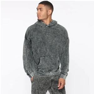 Top Trending OEM al por mayor de los hombres de lavado ácido chándal de secado rápido transpirable personalizado elegante Street-ready Loungewear Urban Chic - Product Image 5