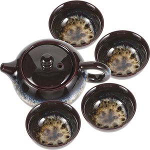 Handmade Nordic Style Coco Palm Wooden <b>Tea</b> <b>Set</b> with Custom Logo Pot and Tray Teapot and <b>Cup</b> <b>Sets</b> - Product Image 6