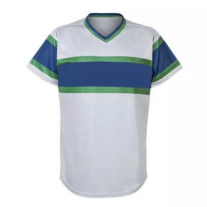 Ensemble de vêtements de sport respirants unisexes 100 % polyester à séchage rapide, antibactériens, pour baseball et softball, fabriqués en usine OEM, personnalisables avec des paillettes - Product Image 2