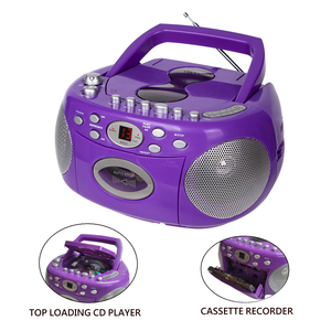 <span class=keywords><strong>CD</strong></span>-738 xách tay Boombox AM/FM Radio Cassette recorder Máy nghe nhạc <span class=keywords><strong>CD</strong></span> trong một thiết kế thuận tiện - Product Image 5