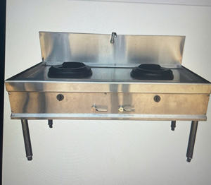 กระทะ2หัวเตาแก๊ส304สเตนเลสความหนา1.0มม. รับประกัน1ปีสินค้าคุณภาพสูงกระทะ2หัวเตาแก๊ส - Product Image 1