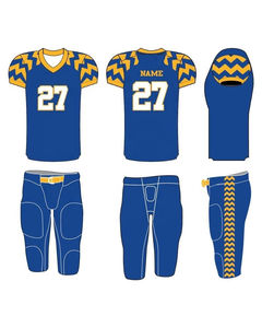 Conjunto de camiseta de uniforme de fútbol americano personalizado de talla grande ropa deportiva de manga corta transpirable - Product Image 4