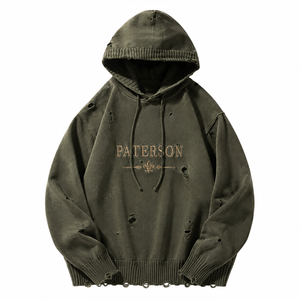 Wholesale Custom Logo Heavyweight Cotton Oversized Hoodie Streetwear Hoodie for Men Factory Price Low MOQ - Product Image 3