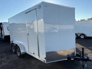 Remolque utilitario cerrado con puerta tipo granero de doble eje FOREST RIVER USECO 7X14, modelo 2026, en venta - Product Image 5