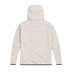 Conjunto Deportivo para Hombre, Chaqueta con Capucha y Cremallera Completa, Pantalones Deportivos, Estilo Windrunner, Tela Fleece Técnica, Color Gris Hielo, para Entrenamiento Atlético - Product Image 4