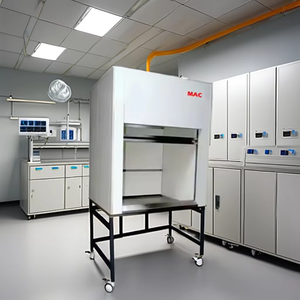 High Performance Eco for PP Laboratory Fume <b>Hood</b> Microprocessor Control Acid Chemical Fume Exhaust New Condition STERIMAX-2 - Product Image 3