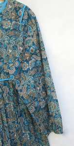 Top vente Designer à la recherche coton tissu confortable dames femmes décontracté impression Maxi robes dans Unique à la mode Style ensemble - Product Image 4