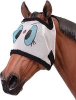 Masque de cheval anti-moustique de haute qualité maille confortable respirante avec logo personnalisable Protection des oreilles de mouche produit de soin du cheval