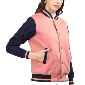 2025 nuevas chaquetas universitarias recortadas de alta calidad para mujer con mangas largas, las mejores chaquetas de béisbol para damas, chaqueta universitaria para mujer - Product Image 3