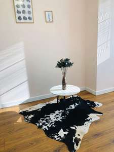 ISONZ fait à la main véritable vache cheveux décoratifs cuir peaux meubles ceinture sac à main canapé chaussures bagages vêtements-finis - Product Image 5